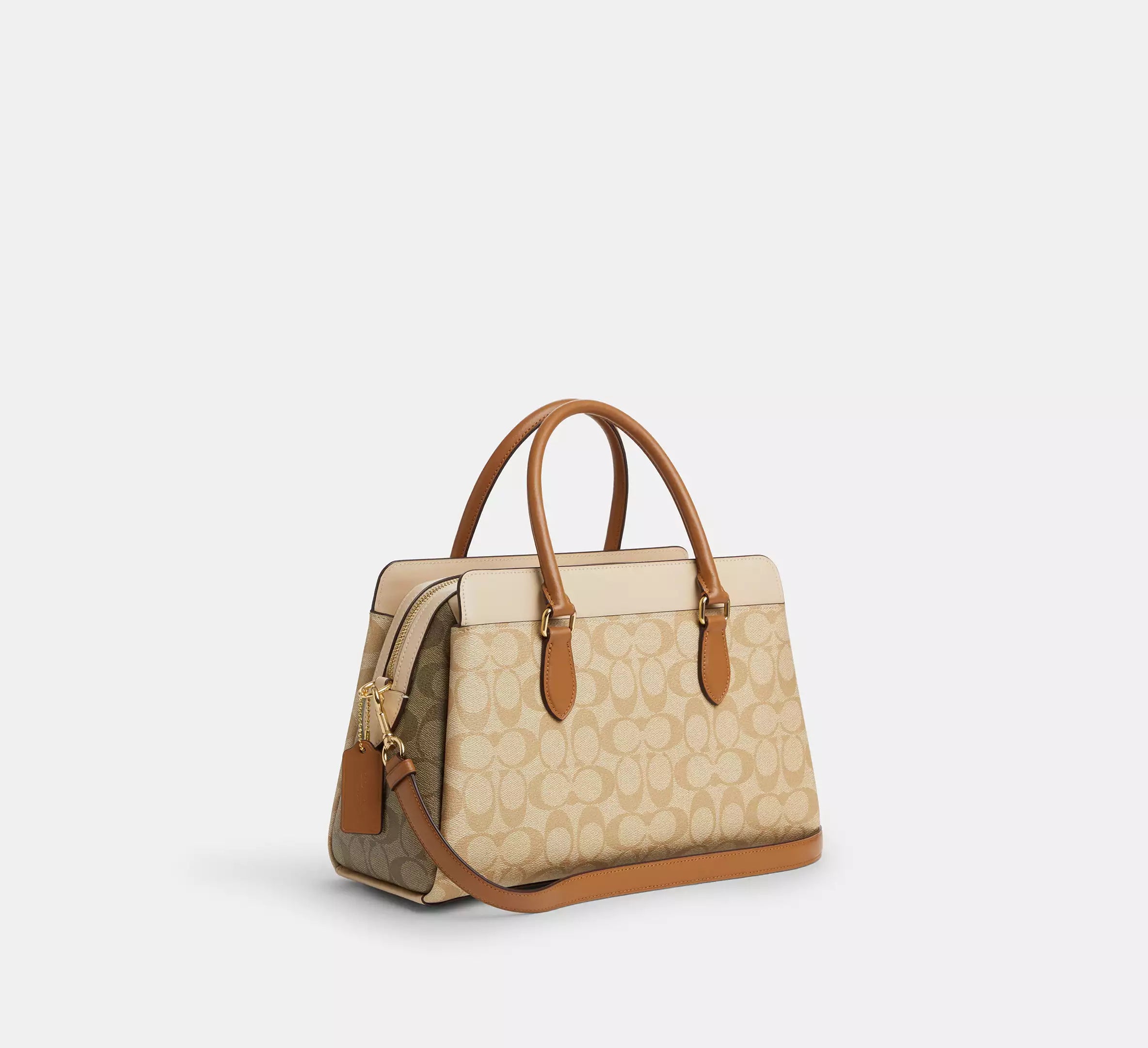 Darcie Carryall Bag In Blocked Signature Canvas