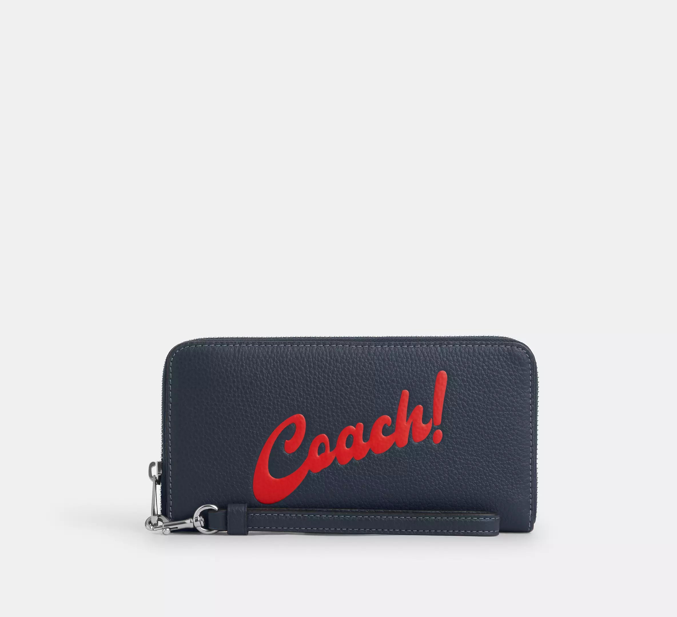 Long Zip Around Wallet With Coach Graphic