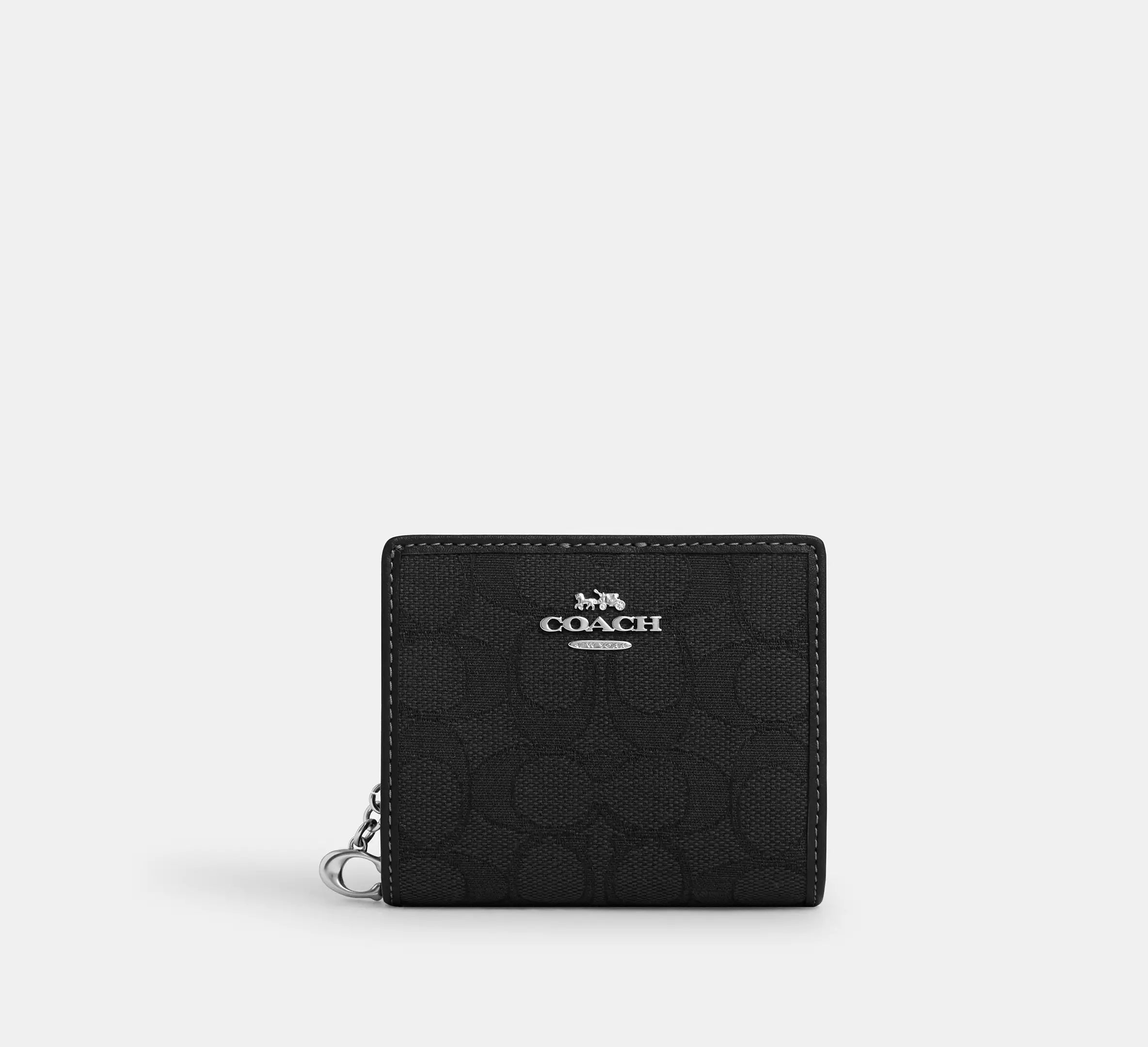 Snap Wallet In Signature Jacquard