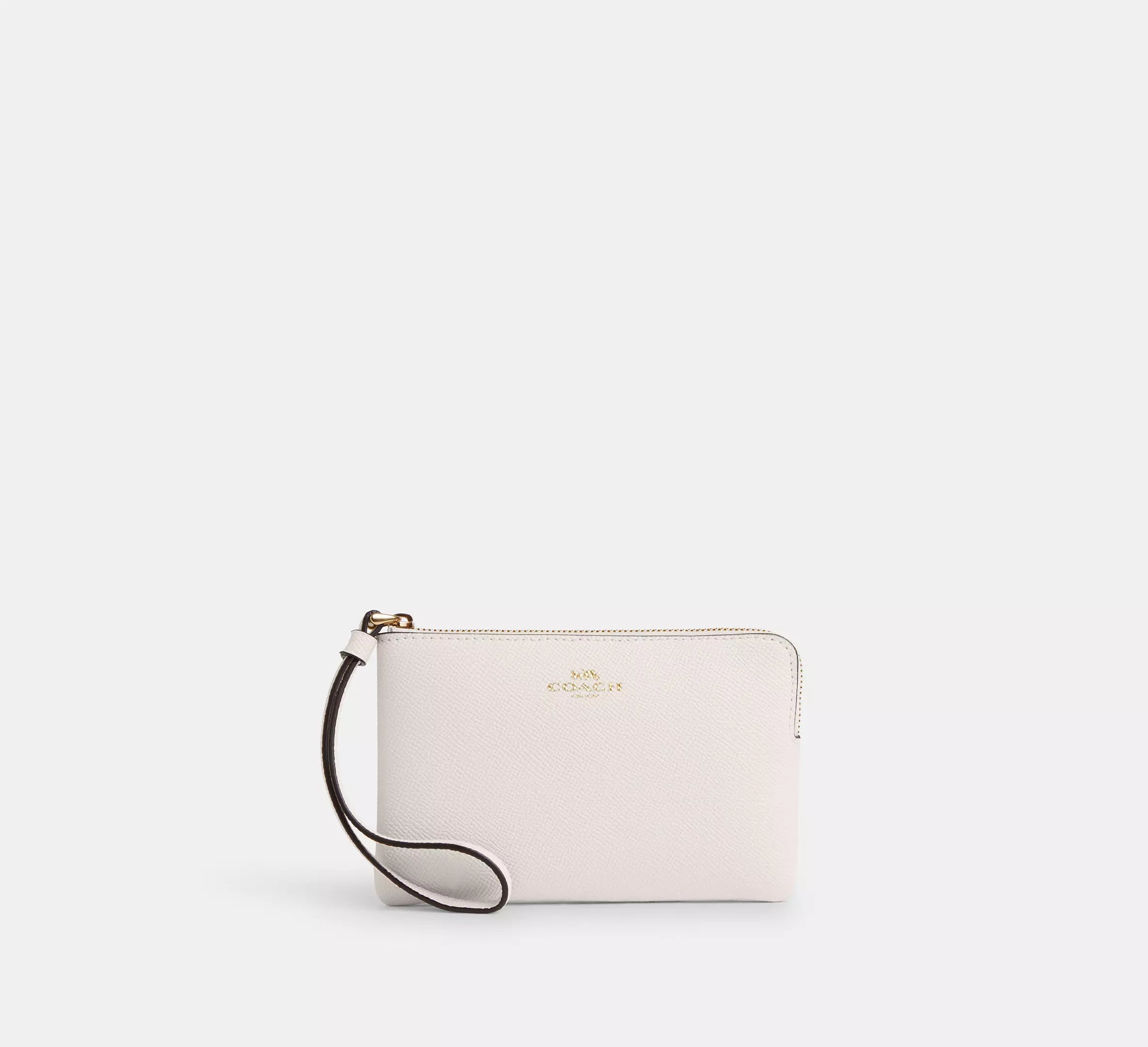 Corner Zip Wristlet In Signature Canvas