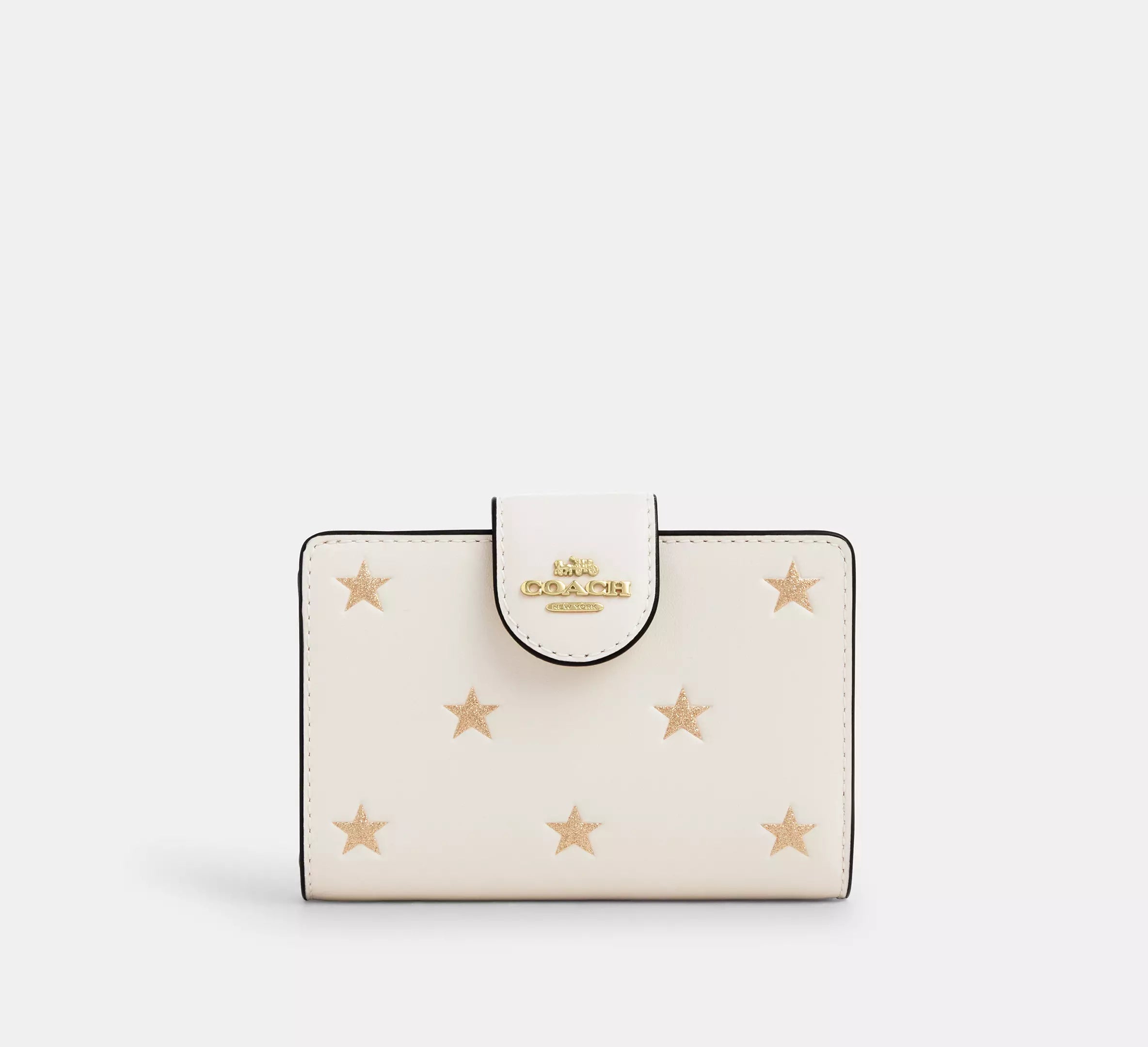 Coach Outlet - Medium Corner Zip Wallet With Star Print | Cartera Elegante y Práctica