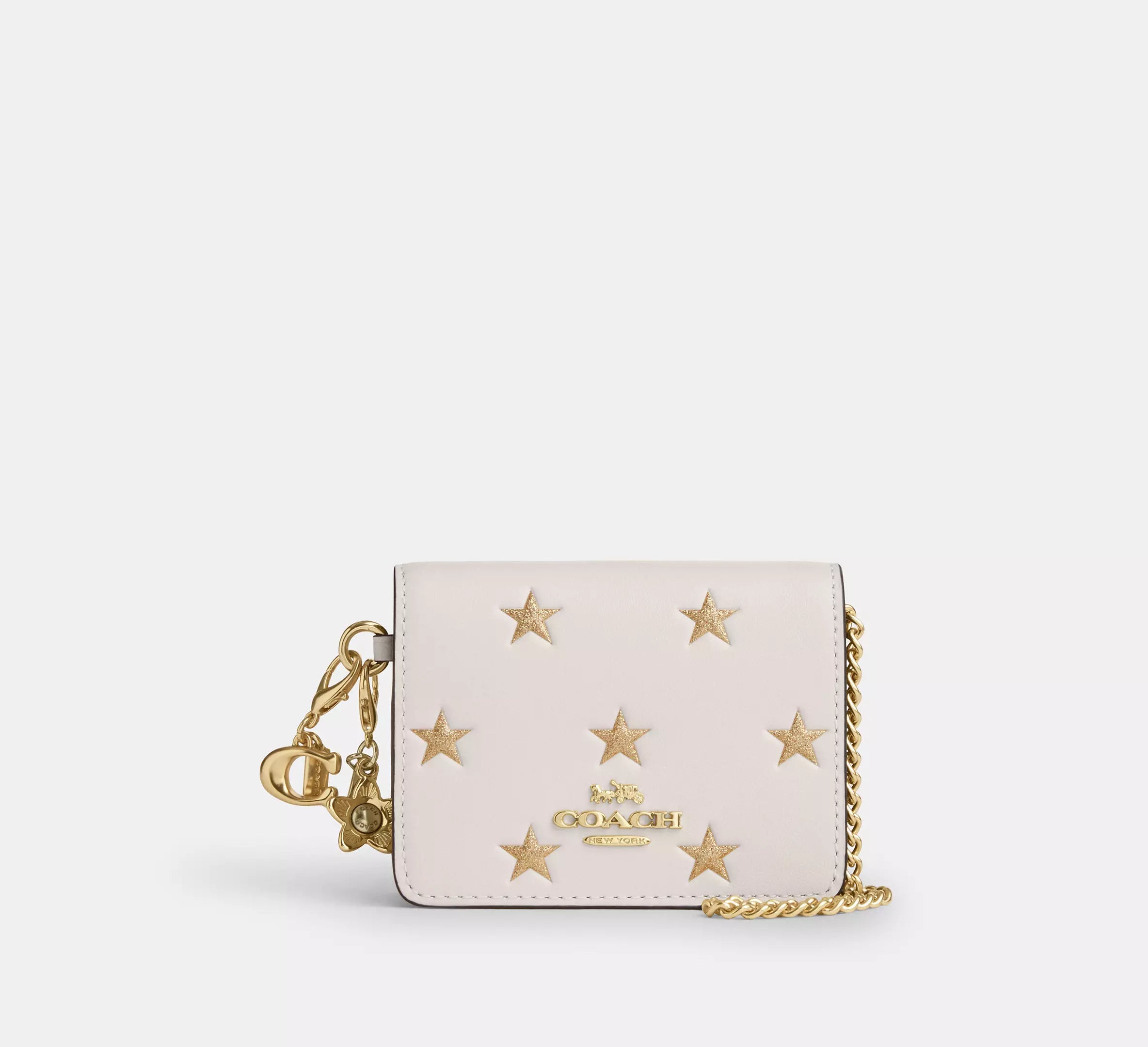 Coach Outlet - Boxed Mini Wallet On A Chain With Star Print | Bolsa Crossbody Sofisticada