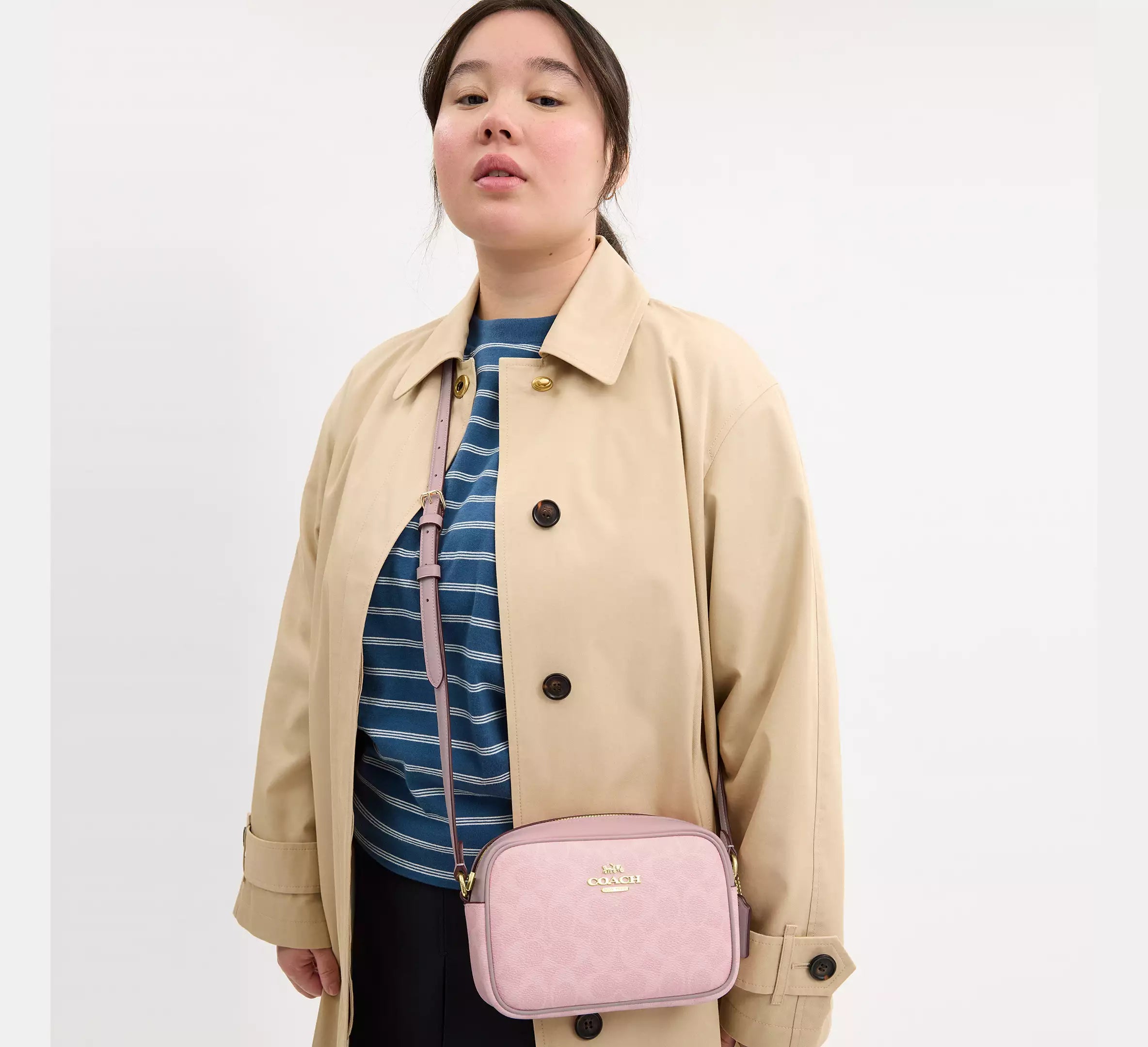 Mini Jamie Camera Bag In Signature Canvas