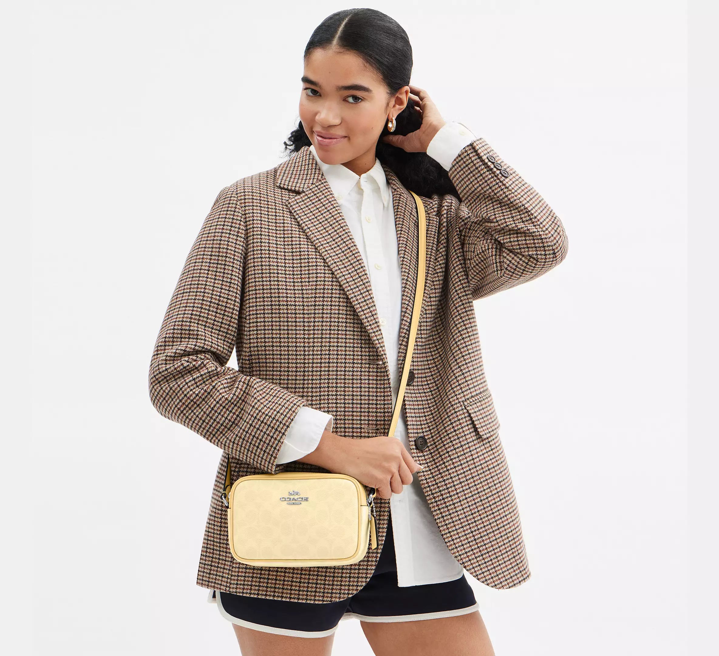 Mini Jamie Camera Bag In Signature Canvas