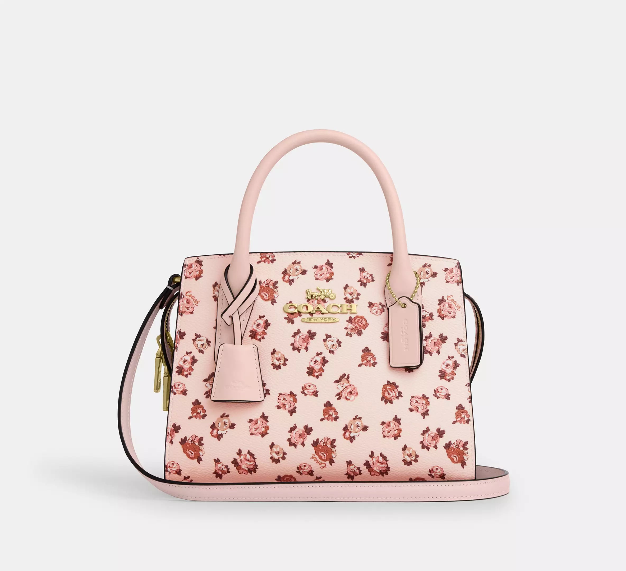 Andrea Carryall Bag With Rose Print