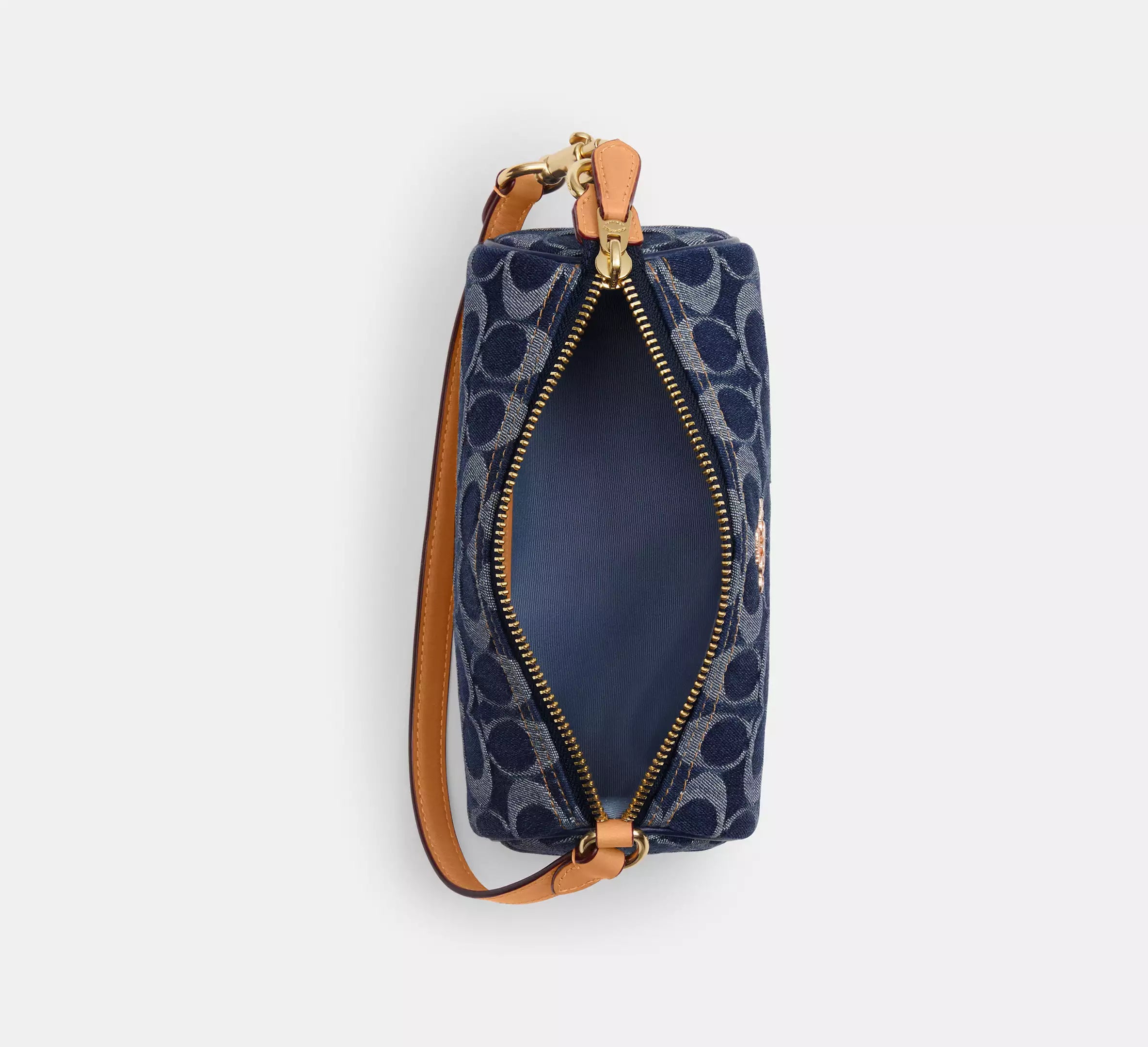 Nolita Barrel Bag In Signature Denim