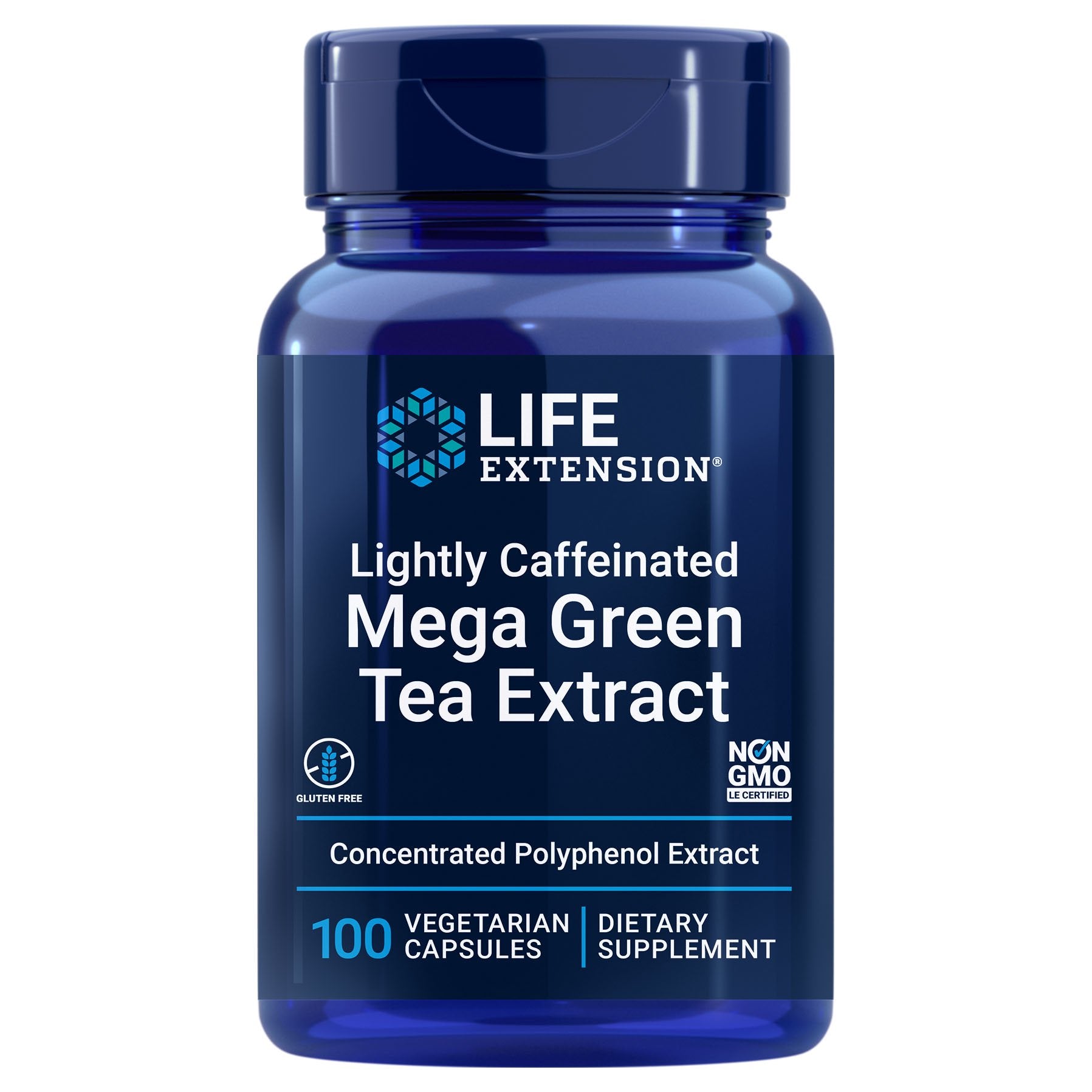 Life Extension - Lightly Caffeinated Mega Green Tea Extract | Suplemento Alimenticio