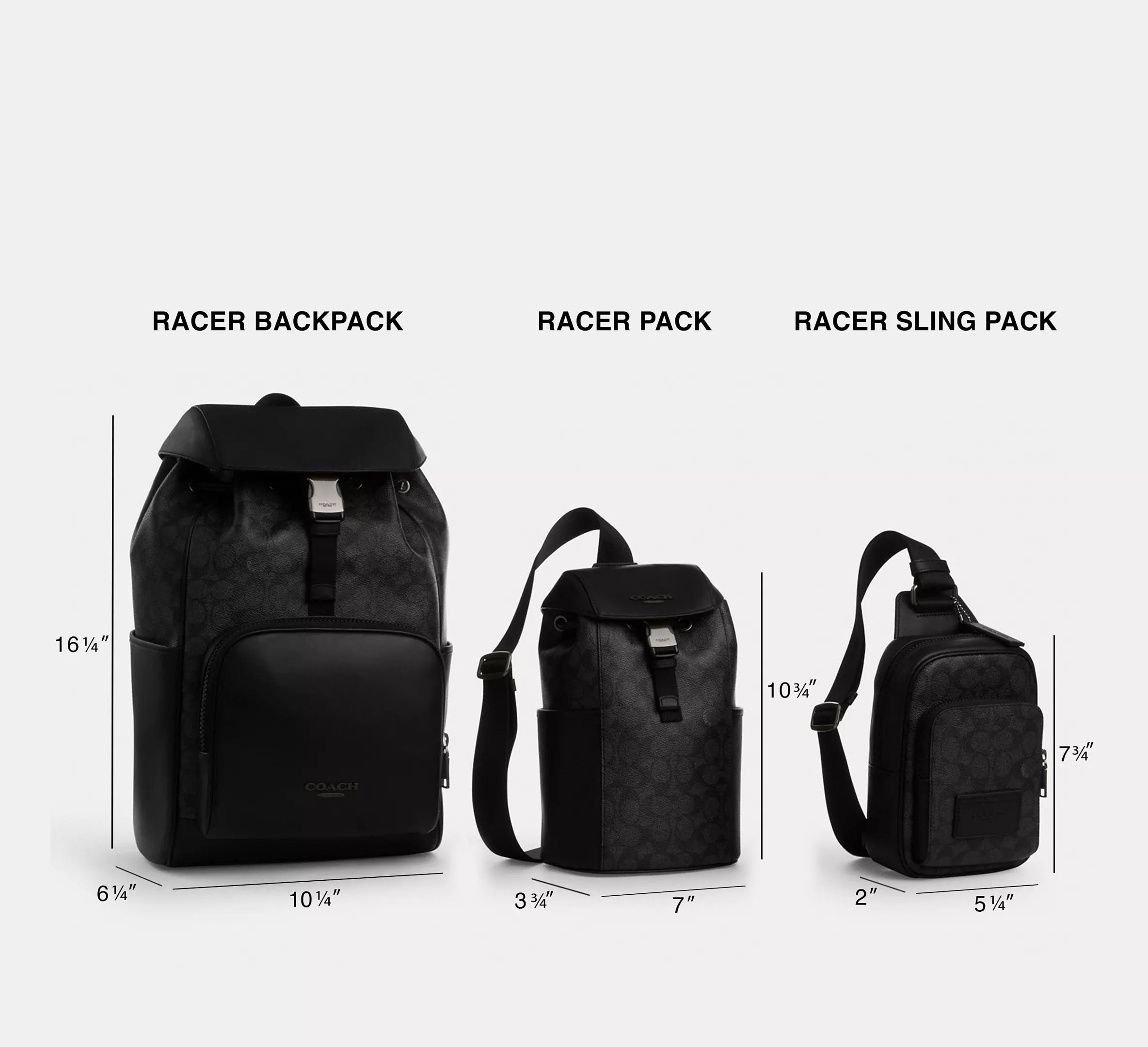 Racer Sling Pack In Smooth Leather