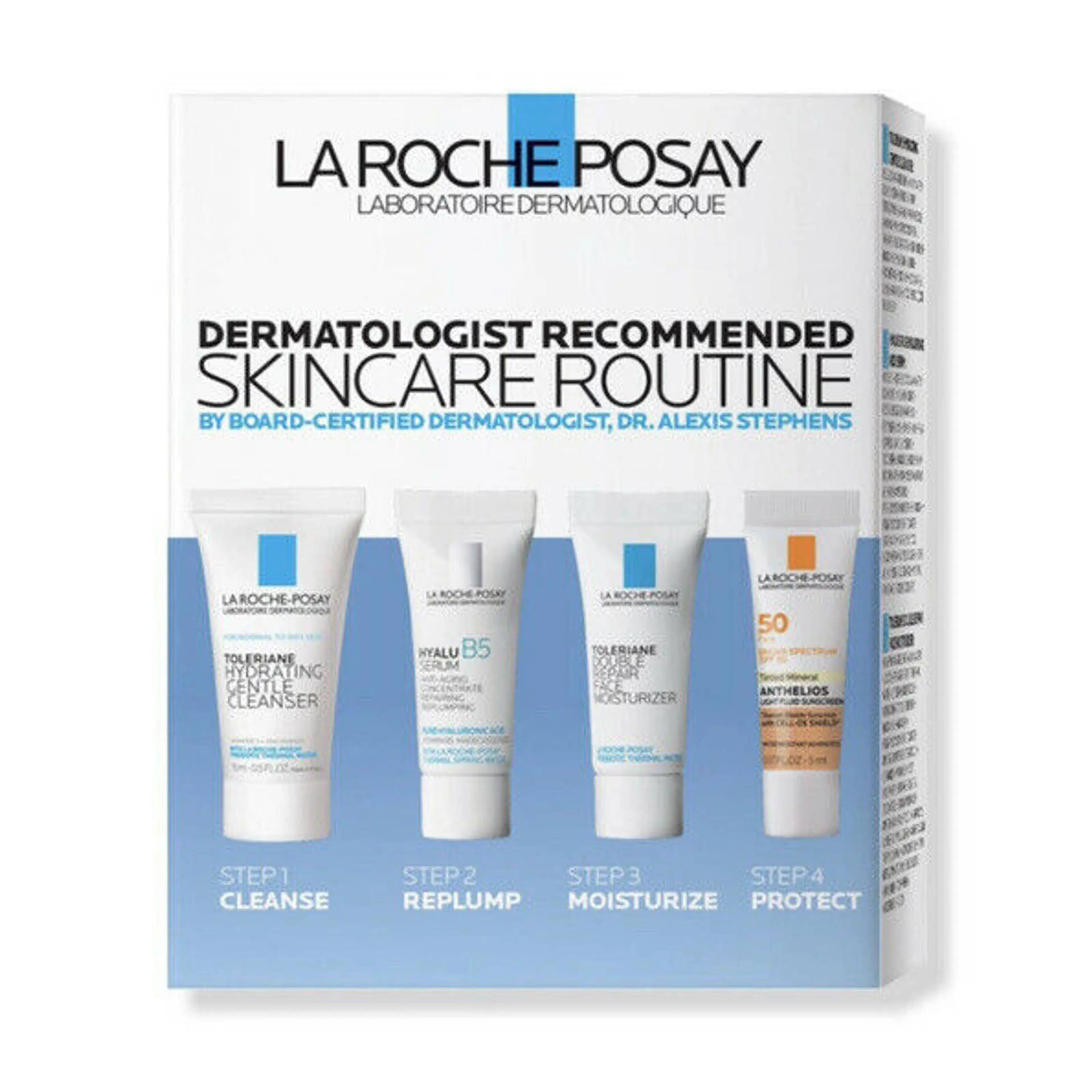Skincare Routine la Roche Posay Trial Size