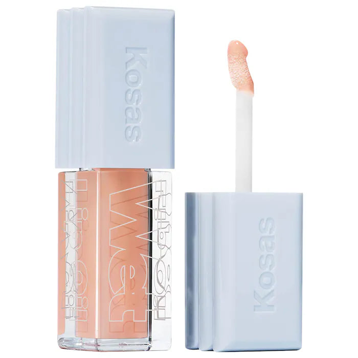 Kosas - Wet Lip Oil Plumping Peptide Lip Treatment Gloss | Bálsamo Labial Rejuvenecedor