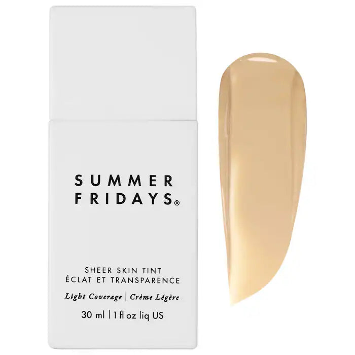 Summer Fridays - Sheer Skin Tint | Hidratación y Cobertura Natural con Ácido Hialurónico