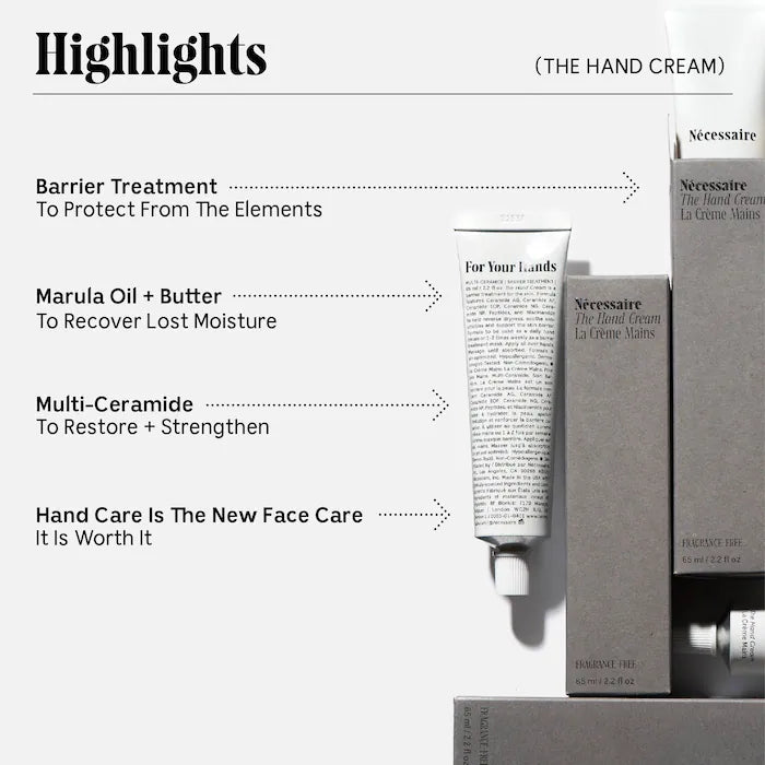 The Hand Cream - Barrier Treatment with 5 Ceramides, 5 Peptides + Niacinamide