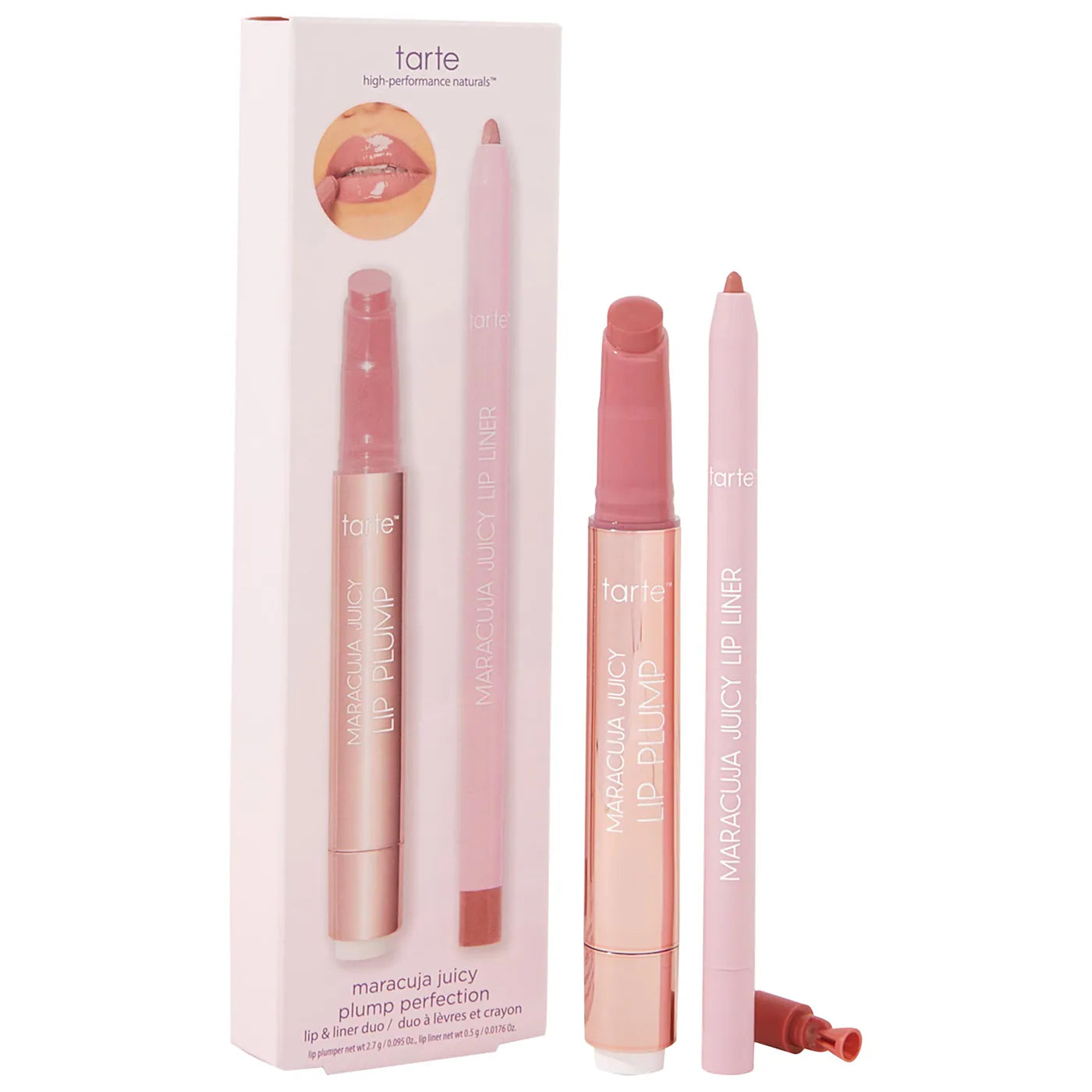 Tarte - Maracuja Juicy Plump Perfection Lip & Liner Duo | Set de Maquillaje Para Labios