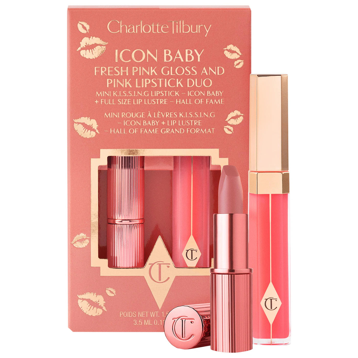 Charlotte Tilbury - K.I.S.S.I.N.G Lipstick and Lip Gloss Duos | Labios Hidratados y Brillantes