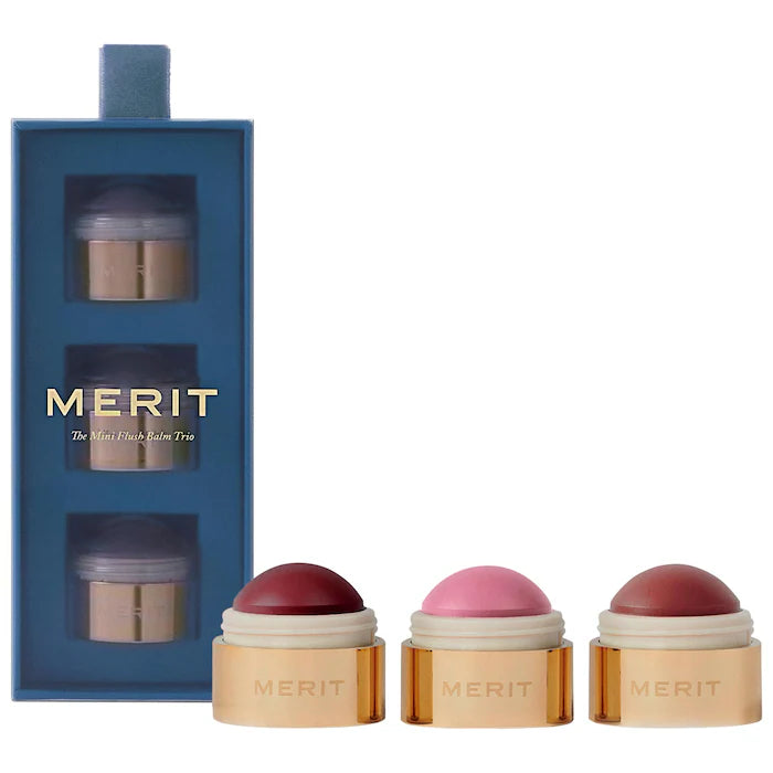 Merit - Mini Flush Balm Cream Blush Trio Set | Set de Rubores ...