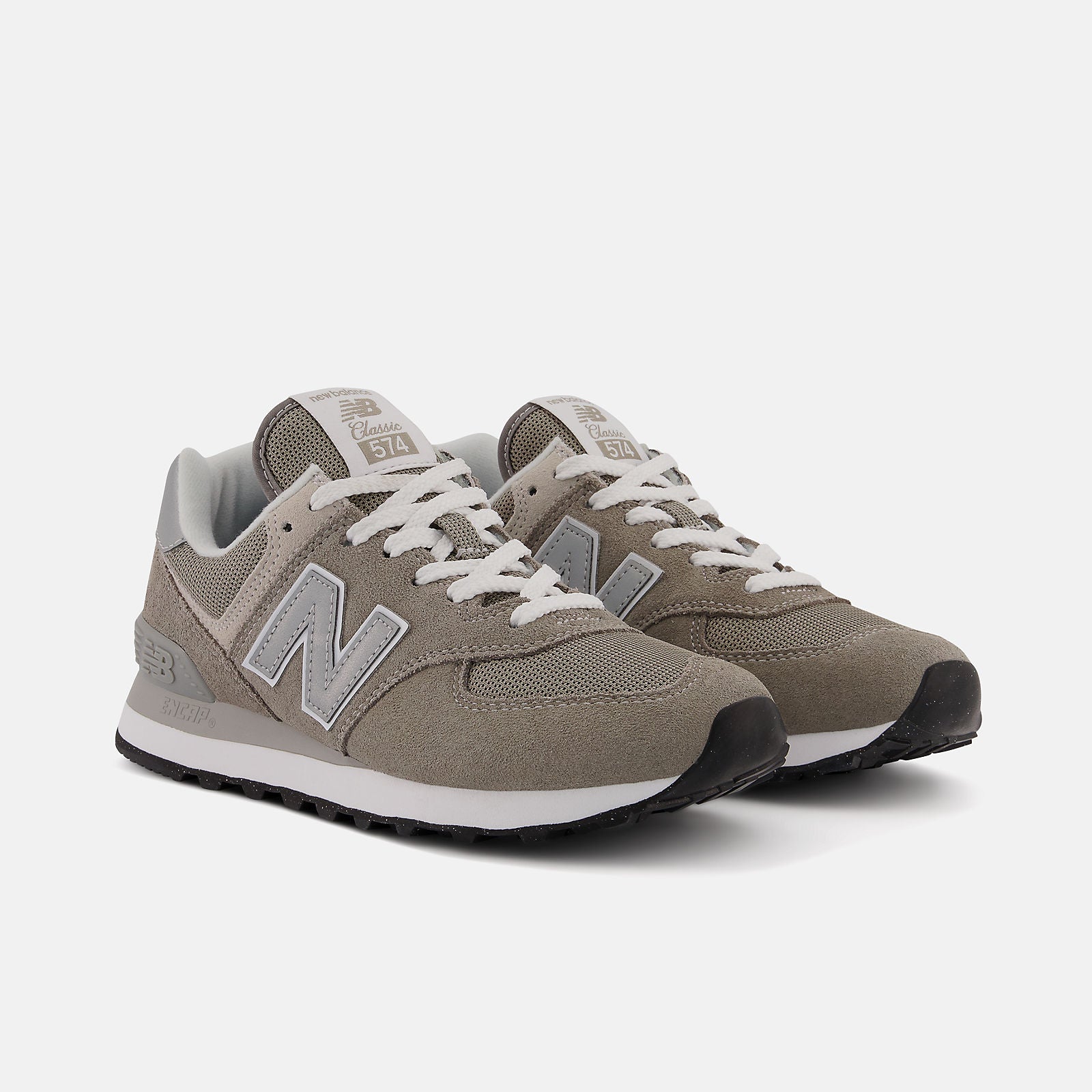 Gray and white new balance hotsell