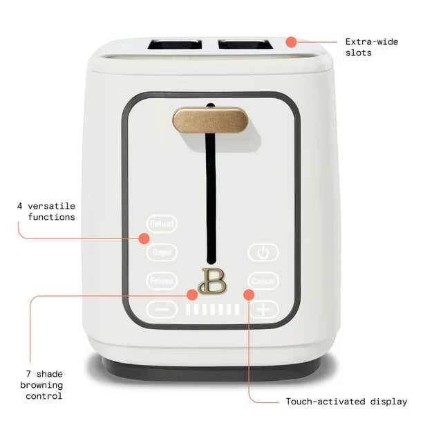 Touchscreen Toaster, White Icing by Drew Barrymore