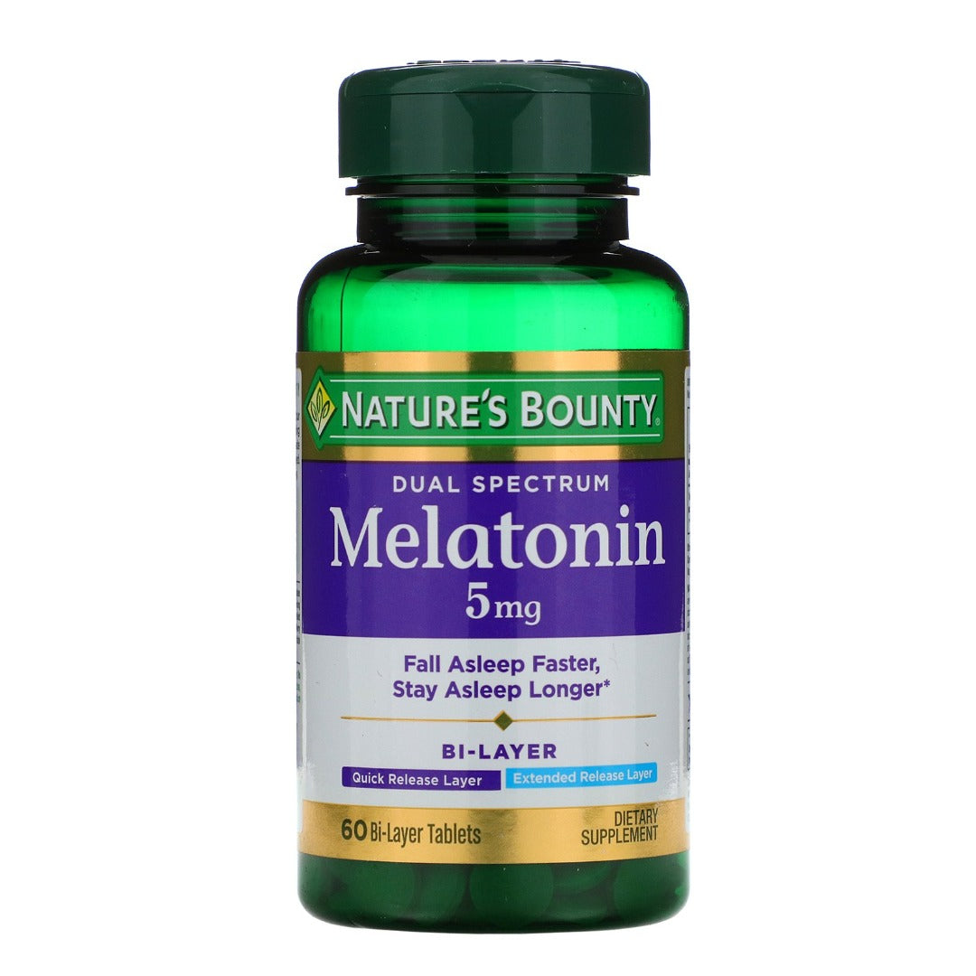 Nature's Bounty - Dual Spectrum Melatonin 5 mg | Beauty Box Mérida