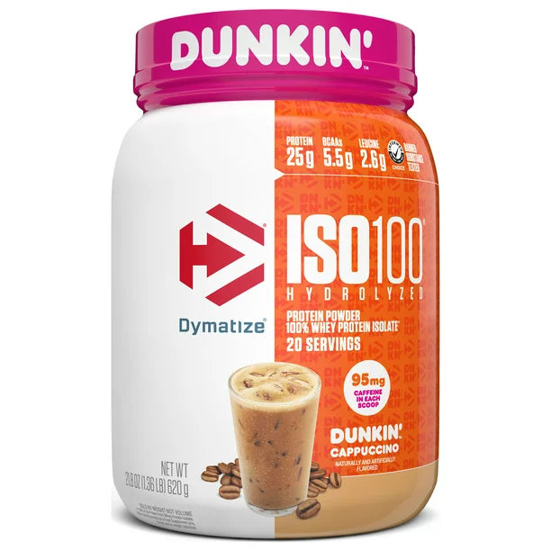 Dymatize x Dunkin Hydrolyzed ISO100 Whey Isolate Protein Powder