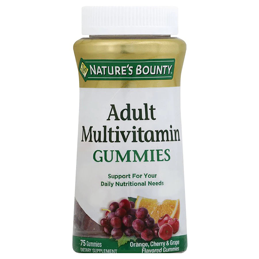 Adult Multivitamin Gummies Orange | Fortalece Huesos y Sistema Inmunológico