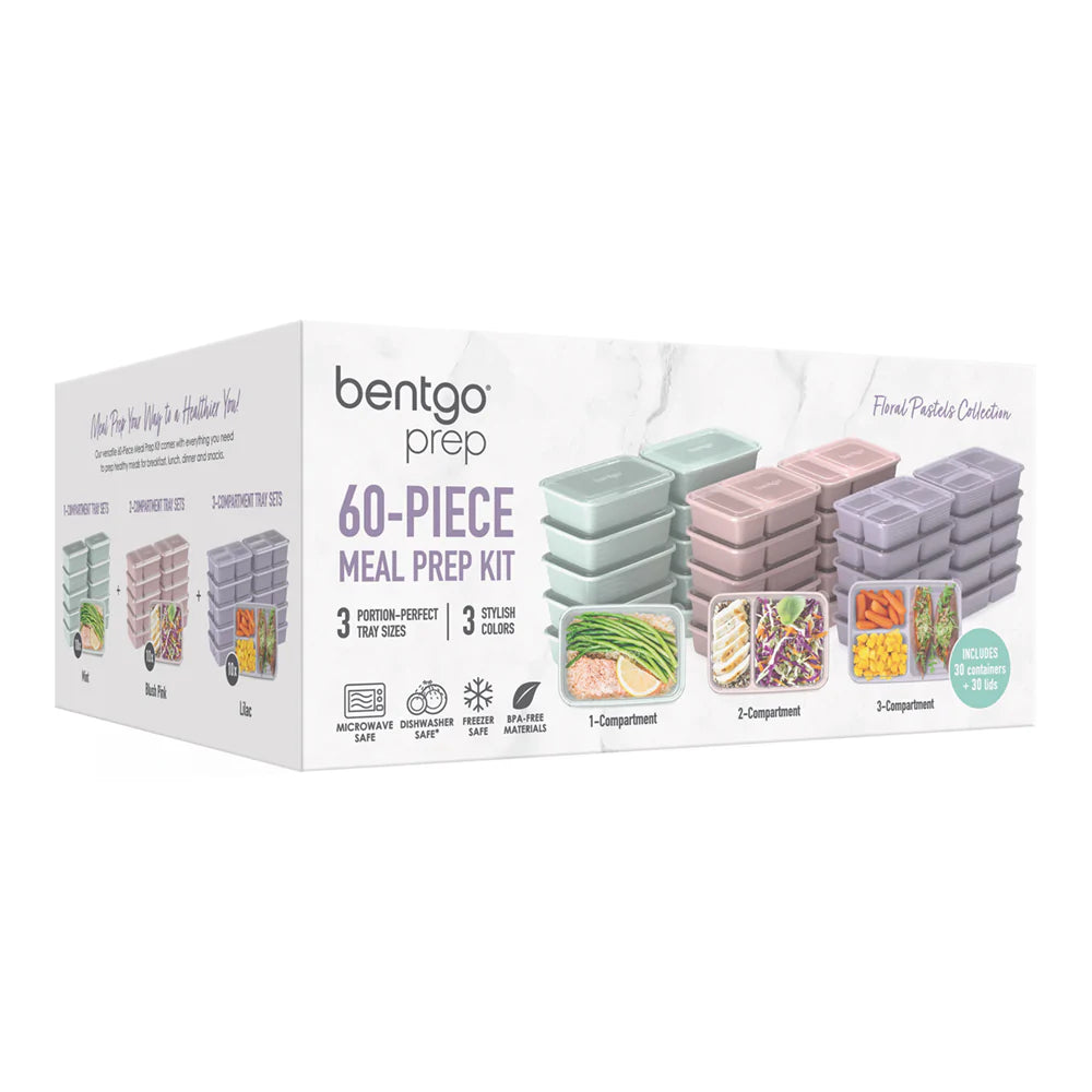 Bentgo Prep 60-Piece Meal Prep Kit