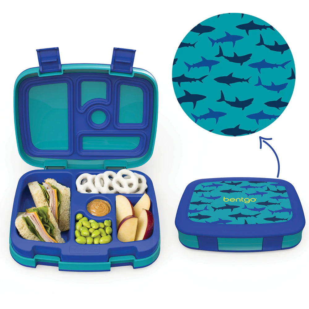 Small Bento Lunch box for kids Toddlers 2-7 ages ,loncheras para Blue