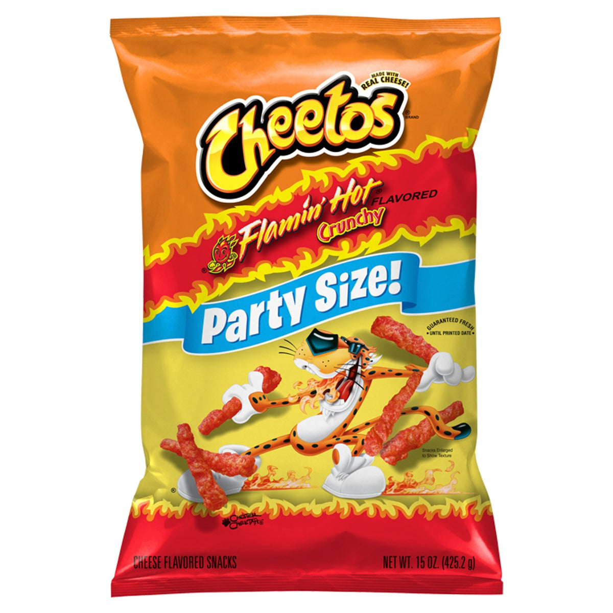 Cheetos Flamming Hot Crunchy Party Size | Papitas Cheetos Flameados