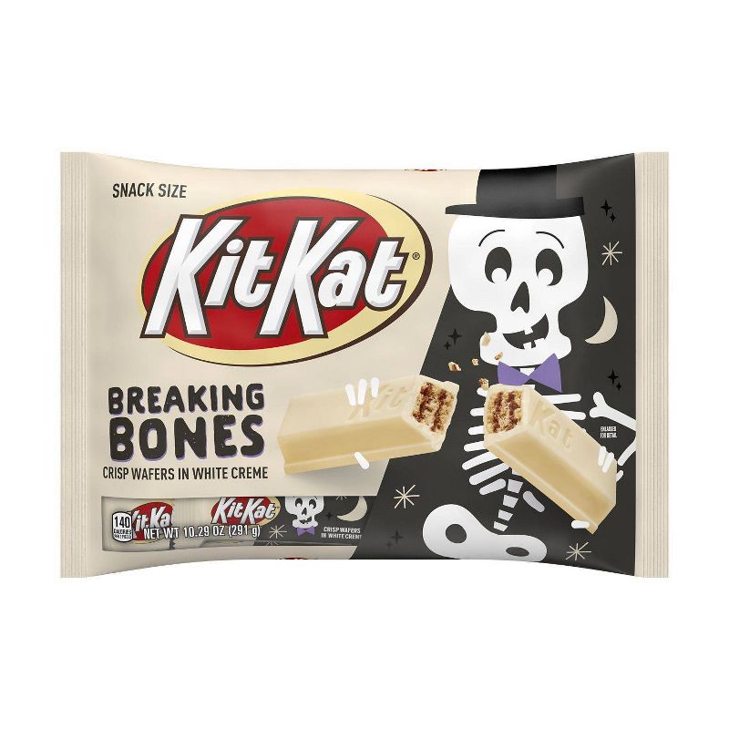 Kit Kat Breaking Bones in White Halloween Snack Size Bag
