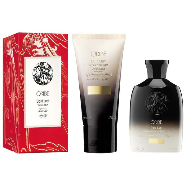Oribe - Lunar New Year Gold Lust Travel Hair Set | Shampoo y Acondicionador