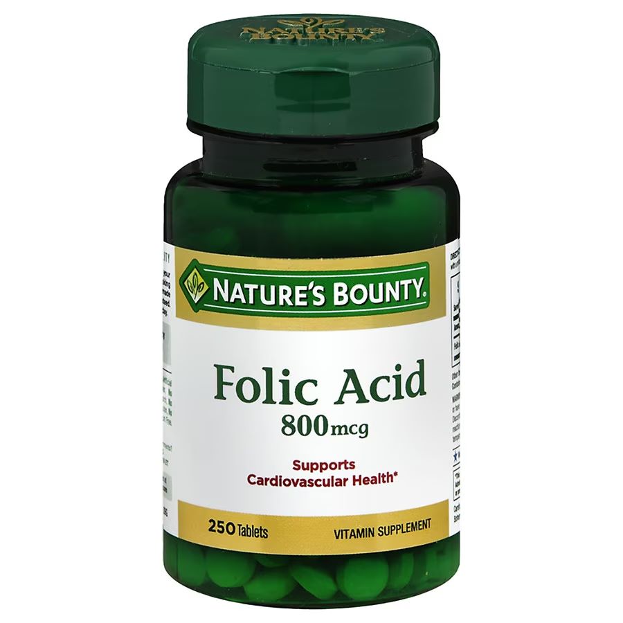 Natural Folic Acid 800 mcg