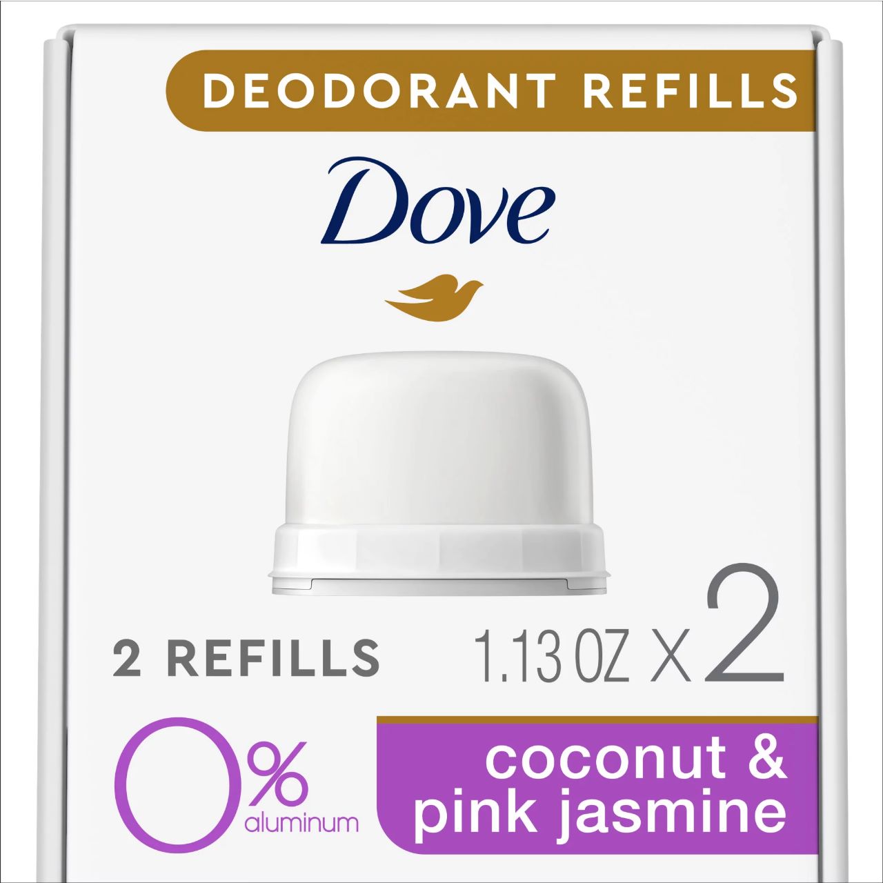 Dove Deodorant Refills Refill Kit Coconut + Pink Jasmine