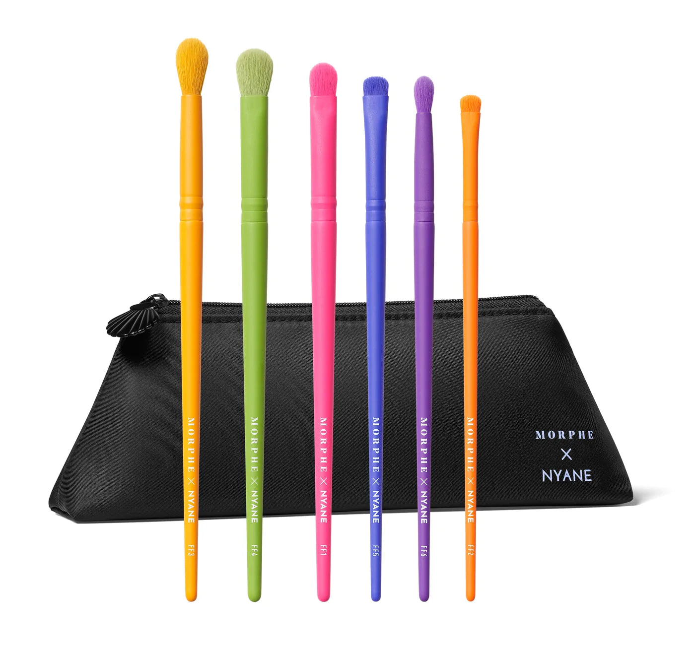 Morphe x Nyane Vibrant Blend 6-Piece Brush Set + Bag