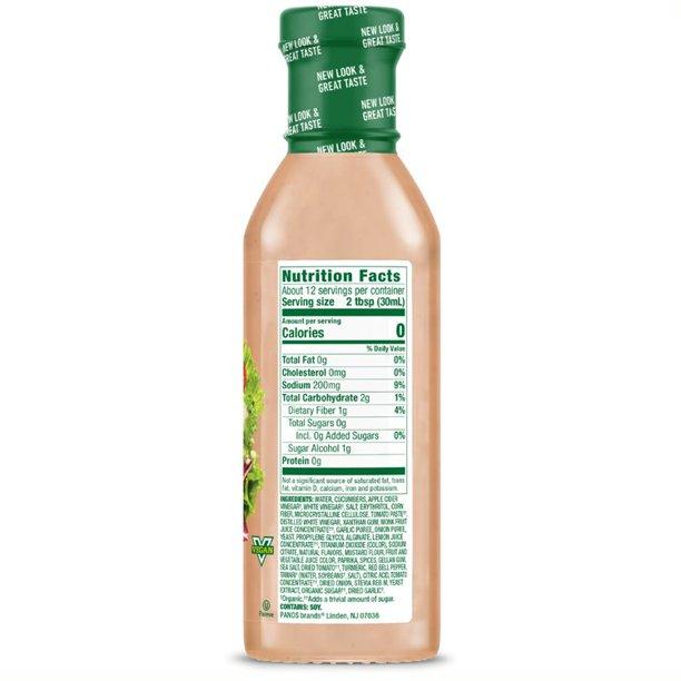 Walden Farms Thousand Island Dressing Aderezo Mil Islas Keto