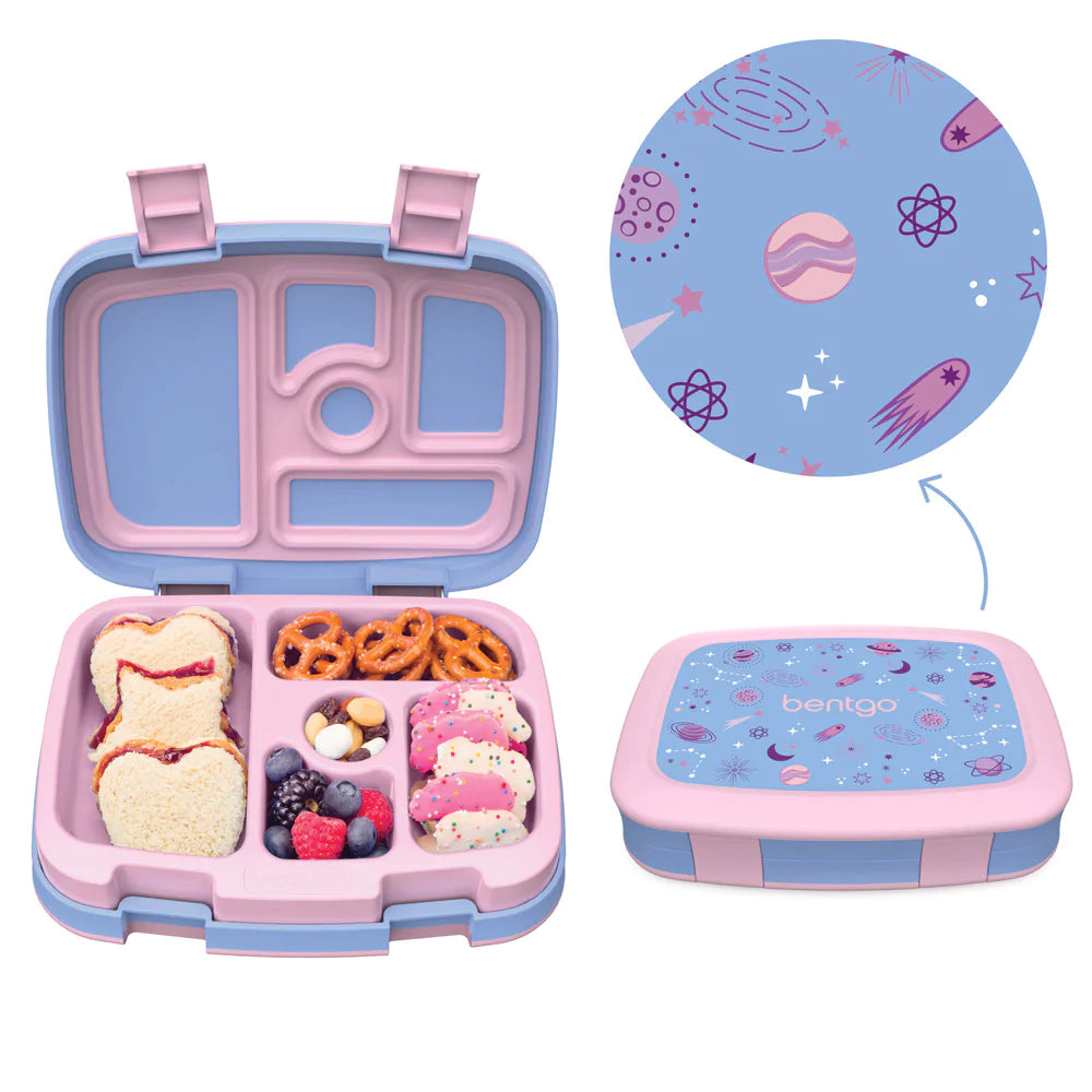 Bentgo - Kids Prints Lunch Box Galaxy | Lonchera de niños para escuela