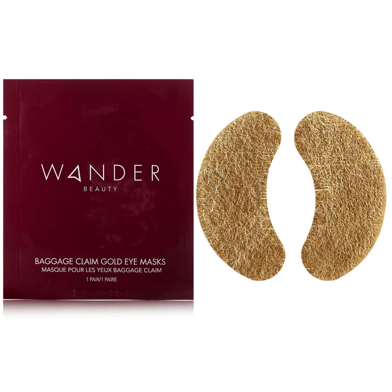Wander Beauty Baggage Claim Gold Eye Mask - Beauty Box Mérida 