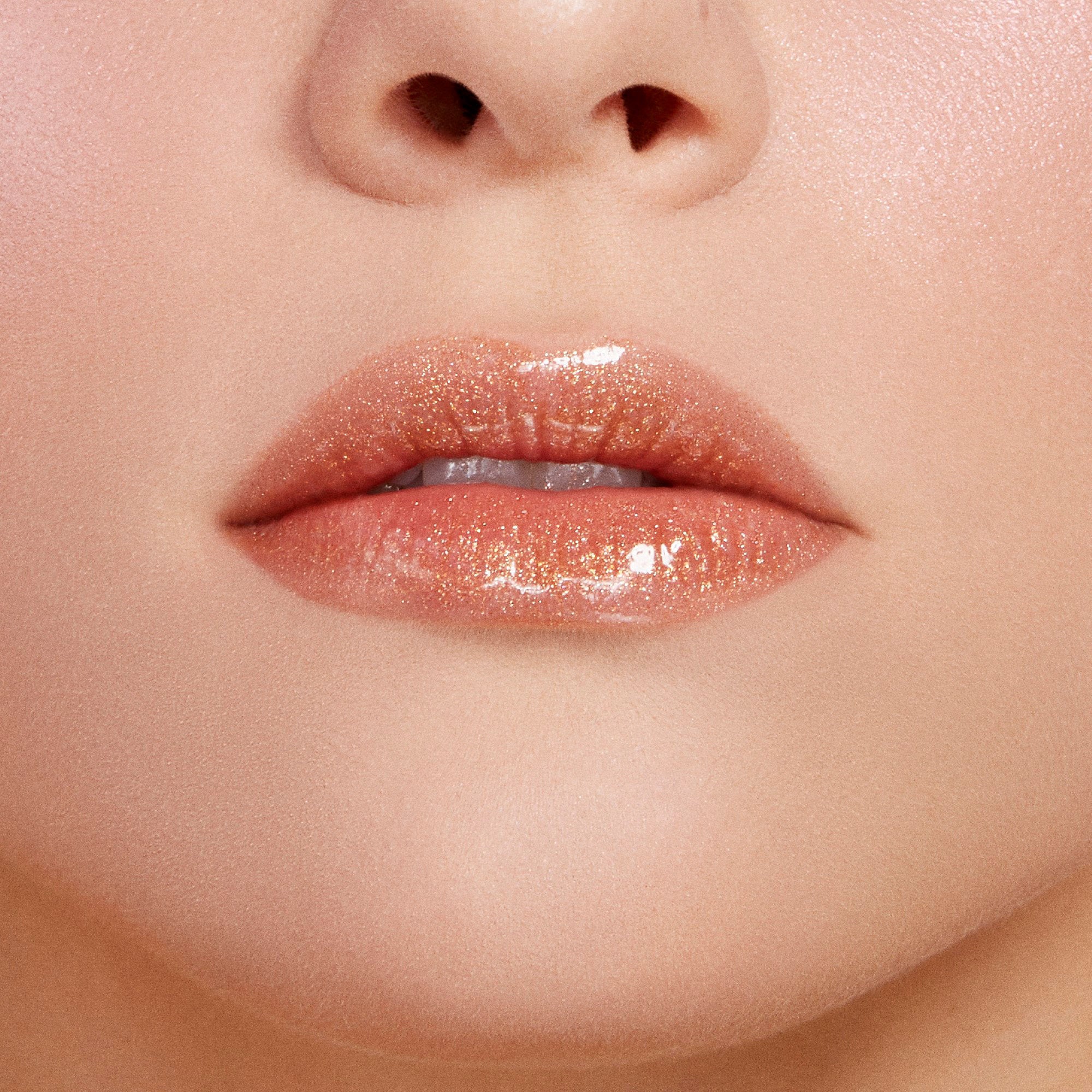 Rich & Dazzling High-Shine Sparkling Lip Gloss "Sunset Crush"
