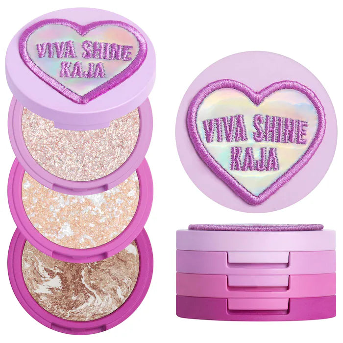Viva Shine Bento Highlighter + Eyeshadow Palette